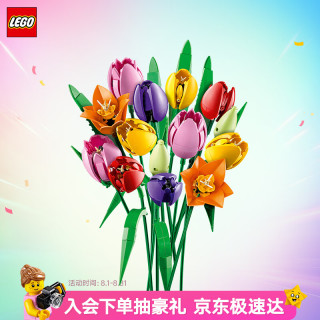 乐高 积木拼装11501 郁金香花束玩具圣诞