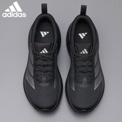 adidas 男鞋运动鞋子男款秋新款厚底减震跑步鞋轻便时尚百搭休闲鞋男女鞋