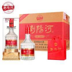 瀏陽河 浏阳河白酒整箱佳酿马到成功52度浓香型6瓶送礼品袋精品古法酒业