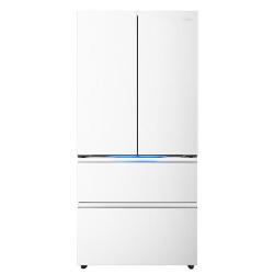 美的 熊墩墩2.0Pro600法式多门电冰箱双净超薄嵌入新一级能效无霜大容量制冰双系统BCD-600WUFJDIZ(E)白