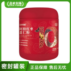 湖上粮仓 盖亚农场阿胶红枣薏仁粉550g早餐代餐粉