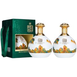泸州老窖 股份老窖醇香盛世999ML*2坛浓香型白酒大坛酒礼盒装送礼