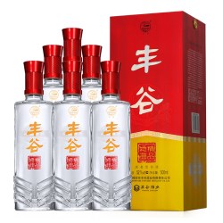 丰谷特曲 52度丰谷精品特曲浓香型白酒粮食酒500ml*6瓶整箱装
