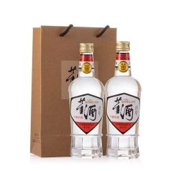董酒 [礼袋装]董酒1989获奖复刻版54度白标430ml两瓶口粮酒董香型贵州