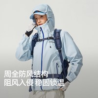 企鹅 游鳞冲锋衣男女同款M35BA31058A-01