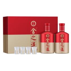 舍得 沱牌舍得白酒 舍之道礼盒装 浓香型白酒 中秋送礼 50度 500mL 2瓶 地道礼盒