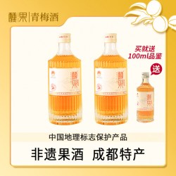醺果 青梅酒梅子酒梅酒低度微醺果酒330ml*6瓶四川大邑青梅煮酒