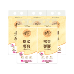 清风 抽纸悬挂式抽纸4层1000张250抽*5提