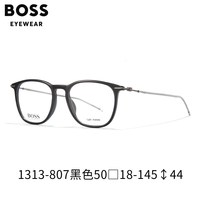 HUGO BOSS 1.67超薄全框眼镜架男士时尚黑色可配近视度数镜