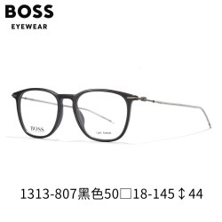 HUGO BOSS 1.67超薄全框眼镜架男士时尚黑色可配近视度数镜