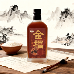 黄关 陕西汉中黄关黄酒金福5瓶装13.5度588ml