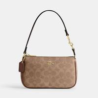 COACH Nolita19小号老花手提麻将包