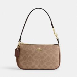 COACH Nolita19小号老花手提麻将包