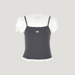 adidas 三叶草 夏季透气潮流百搭时尚休闲运动日常女子短袖T恤