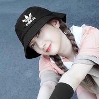 adidas 三叶草 时尚复古穿搭运动遮阳休闲帽渔夫帽