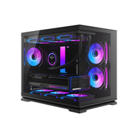 先马 Q98 AIR MINI 360水冷位 M-ATX主板 黑色 机箱