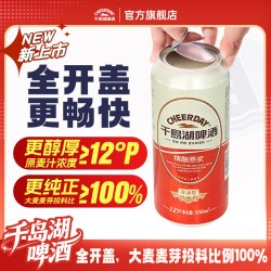 千岛湖啤酒 全开盖精酿原浆啤酒500ml整箱12罐