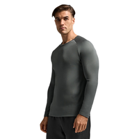 2XU Aero系列长袖速干衣 轻薄透气 木星灰 S