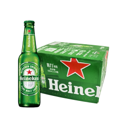喜力 经典330ml*24瓶 整箱啤酒  全麦酿造