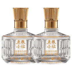 五粮液 五粮小坛小酒100mL*2双瓶浓香白酒五粮液官旗正品