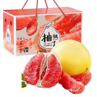 特大果 福建 平和 红心蜜柚 三红柚 4.5斤装 1-2个