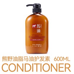 熊野油脂 咖思美 弱酸性无硅油马油洗发水