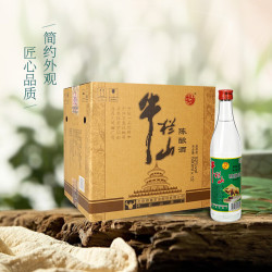 牛栏山 酒厂直供 52度 白牛二 浓香风格 500ml*12瓶口粮酒整箱装
