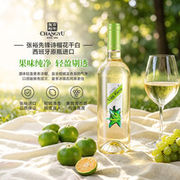 张裕 先锋诗榴花干白冰爽白葡萄酒 750ml 西班牙原瓶进口
