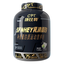 康比特 乳清蛋白粉 增肌塑形 分离乳清 1.36kg 青柠酸奶味