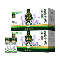 认养一头牛 3.8g蛋白 有机纯牛奶