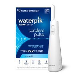 waterpik 便携式充电冲牙器 防水淋浴 ADA认证 清洁牙龈 2个喷头 45秒续航