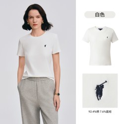 POLOWALK 女式圆领短袖T恤