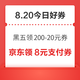 周四好券速领！京东黑五领200-20元券、京东领500元券等~