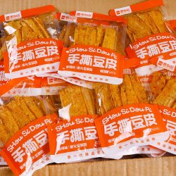 思乡山 手撕豆皮湖南特产平江香辣豆干麻辣零食辣条小包装怀旧零食