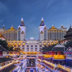 西双版纳景洪湄公河景兰大酒店(告庄星光夜市店) 山景公寓大床房2间夜