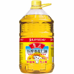 鲁花 压榨葵花仁油 6.18L