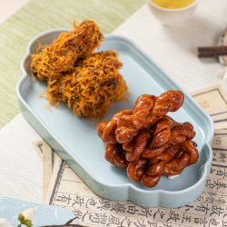 点心码头手工肉松红糖麻花组合杭州特产解馋零食网红爆款小吃糕点