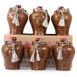 女儿红 绍兴黄酒女儿红五年陈精品黄酒1.5L*6坛花雕糯米酒整箱