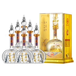 西凤酒 西凤旗舰店华山论剑20年52度凤香型500ml*6瓶走亲访友整箱装白酒