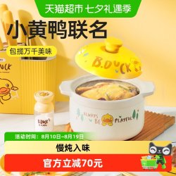 炊大皇 XHY2501TC 陶瓷砂锅 直径25cm 黄色