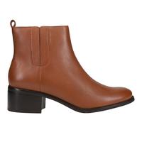 COLE HAAN 真皮短靴 Addie Round Toe Zippered Boots