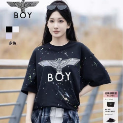 BOY LONDON N01800 经典翅膀印花 短袖T恤