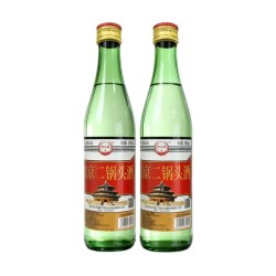 京永盛 北京二锅头酒56度清香型白酒口粮酒500ml绿瓶装纯粮食酒
