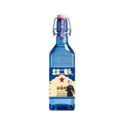 京永盛 蓝方瓶北京二锅头42度52度高度白酒纯粮粮食酒整箱口粮酒浓香型