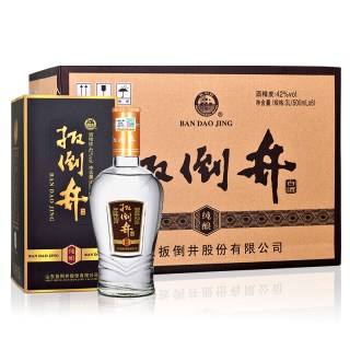 扳倒井 白酒整箱扳倒井42度纯酿500ml*6瓶山东特产浓香型粮食口粮酒整箱