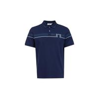 J.Lindeberg 金林德伯格 GOLF系列凉感条纹翻领男士POLO衫