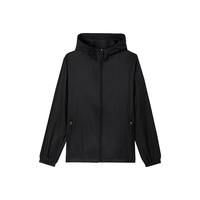 GANT 防风连帽夹克 乌木黑 XL