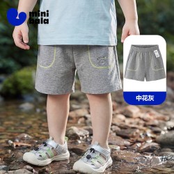 迷你巴拉 男女童膝上短裤