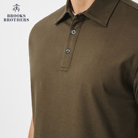 Brooks Brothers 3002 纯色刺绣logo Polo衫