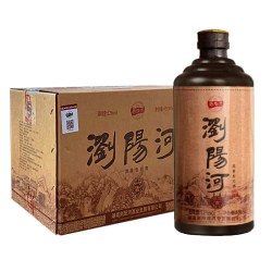 瀏陽河 浏阳河白酒52度浓香型450mL*6瓶喜酒水婚宴